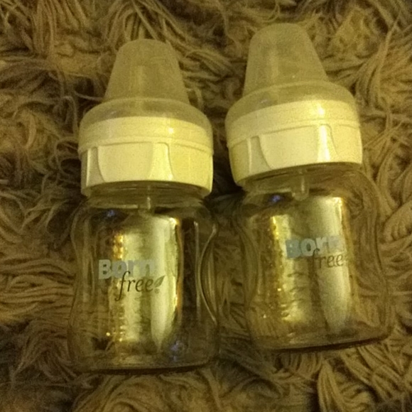 2 Born free Glass bottle & 1 4oz Dr Browns bottle - Picture 2 of 8